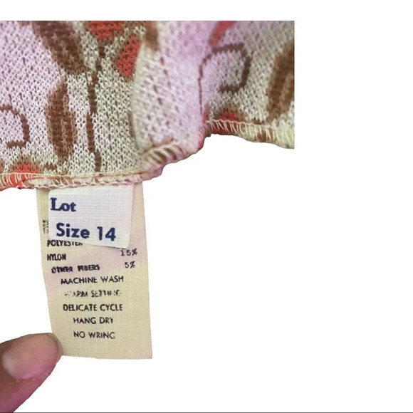 VINTAGE 1960’s Henry Lee knit belted dress MINT CONDITION! - Picture 10 of 10